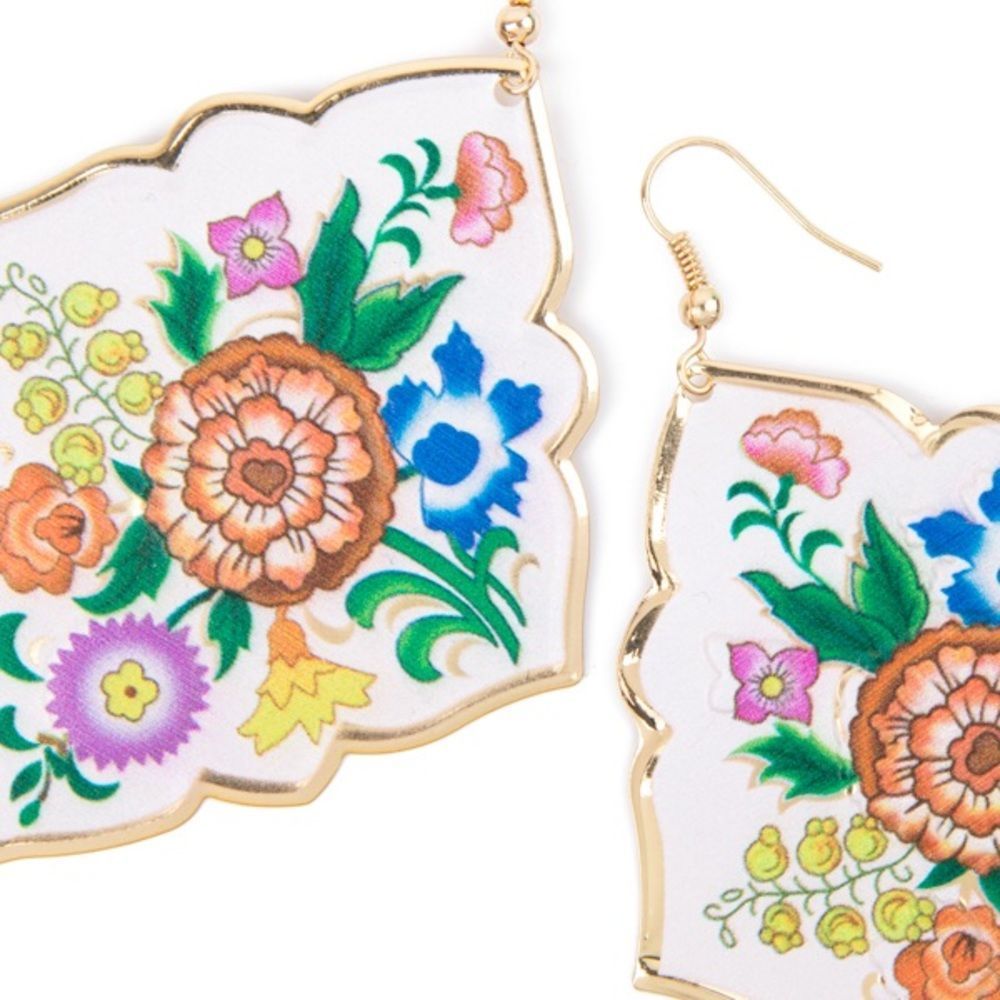 Nonie Earrings by plunder design - Picture 2 of 2